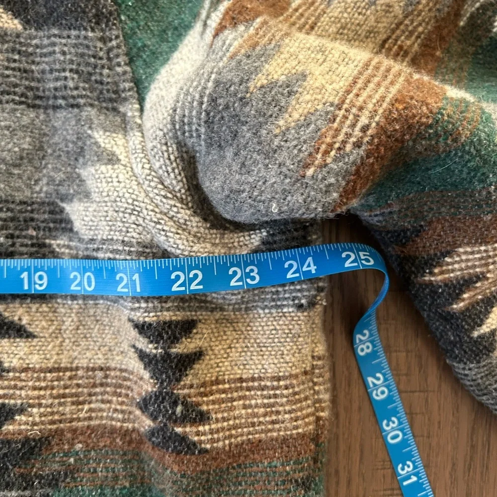 Vintage Karen Kane Wool Blend Blanket Style Jacket, Southwestern, Tribal design - Picture 8 of 8